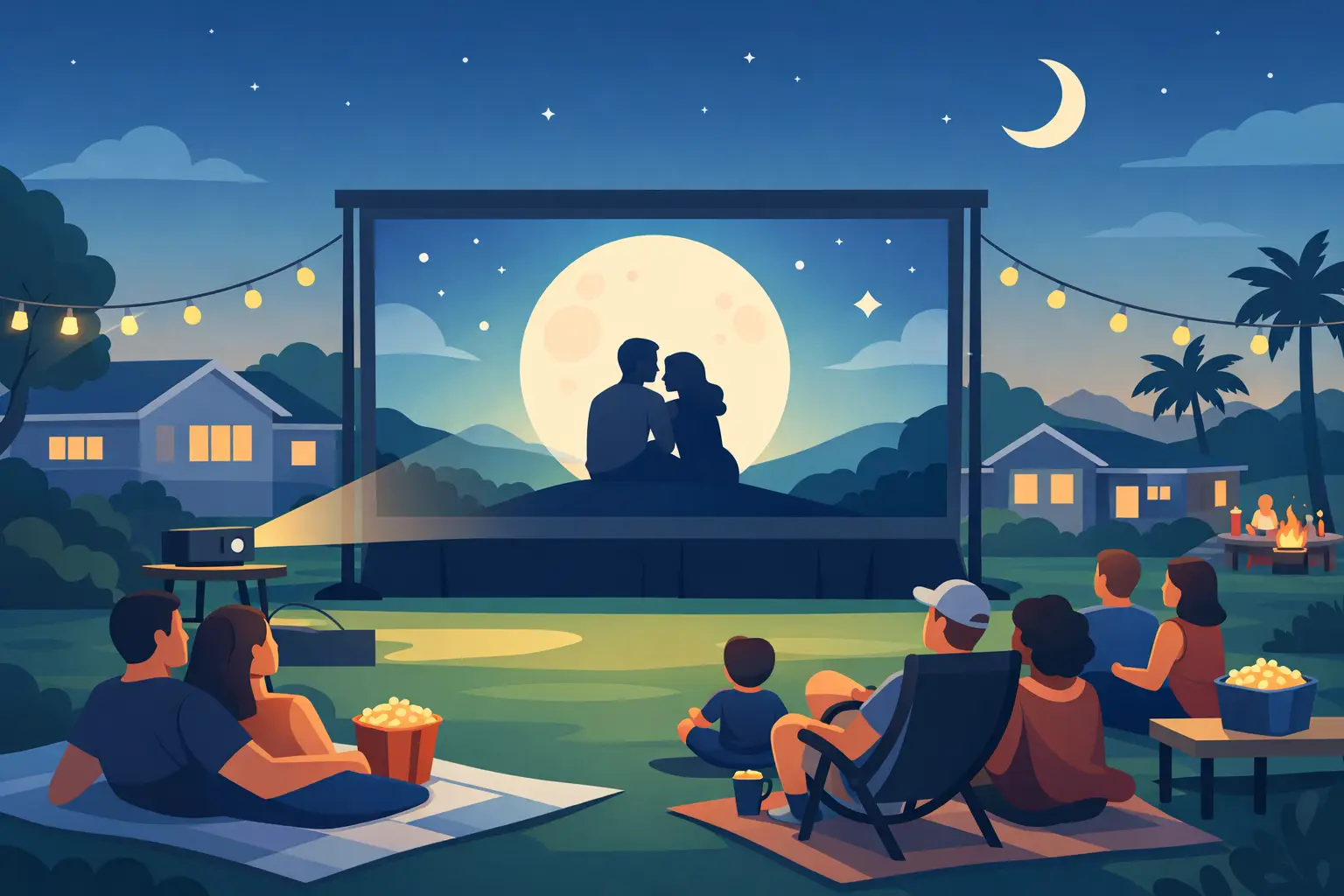 HOA Outdoor Movie Night Events
